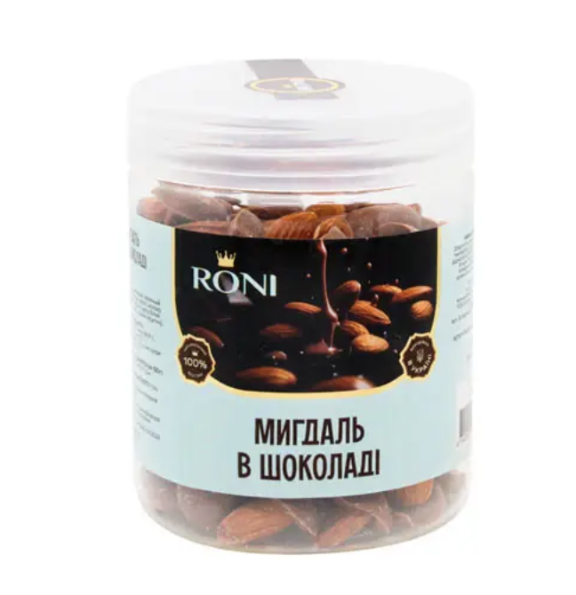 Мигдаль смаж мол шоколад 250г